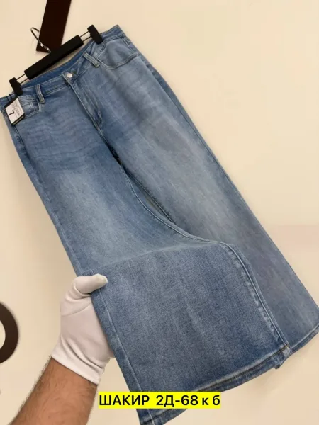 Брюки из джинсовой ткани — фото 3