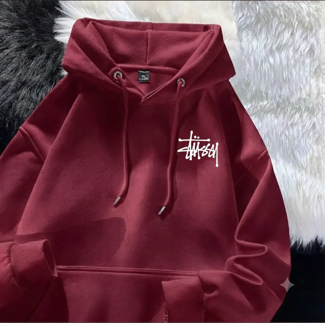 Толстовка из хлопка с начесом, подходит для повседневного ношения — фото 1