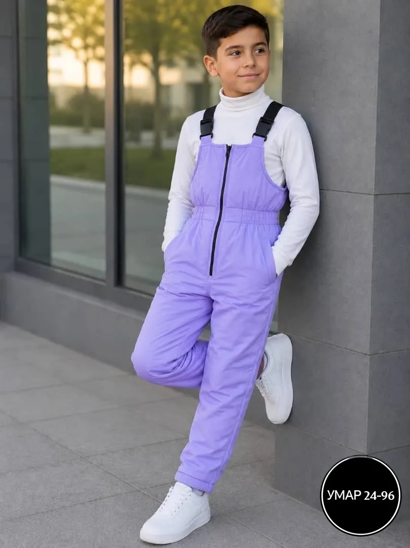 ДЕТСКИЙ КОМБИНЕЗОН / Рост / 34.122 / 36.128 / 38.134 / 40.140 / 42.146 / Удобный и тёплый комбинезон — фото 3