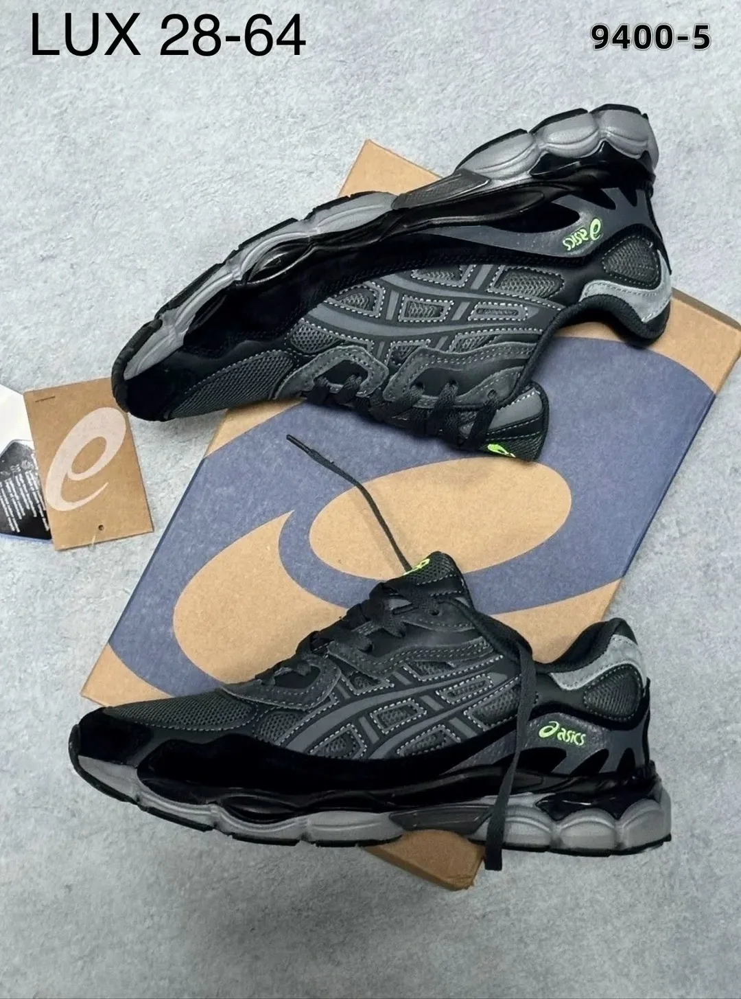 Мужские кроссовки Asics из натуральной замши — фото 3