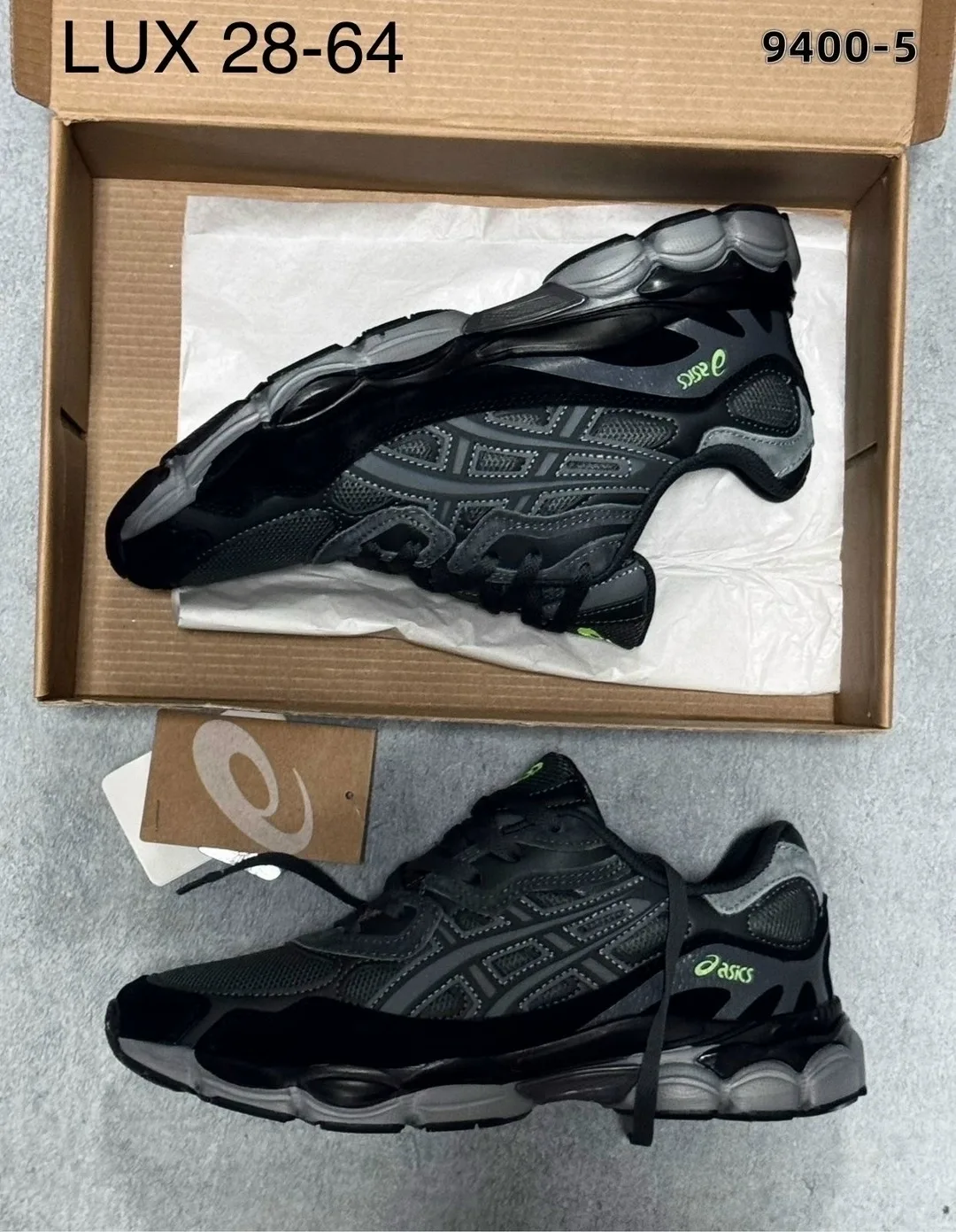 Мужские кроссовки Asics из натуральной замши — фото 4