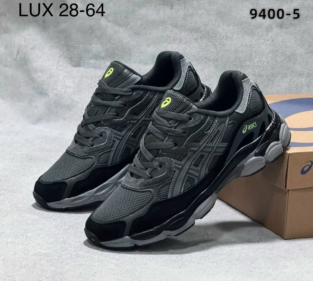 Мужские кроссовки Asics из натуральной замши — фото 5