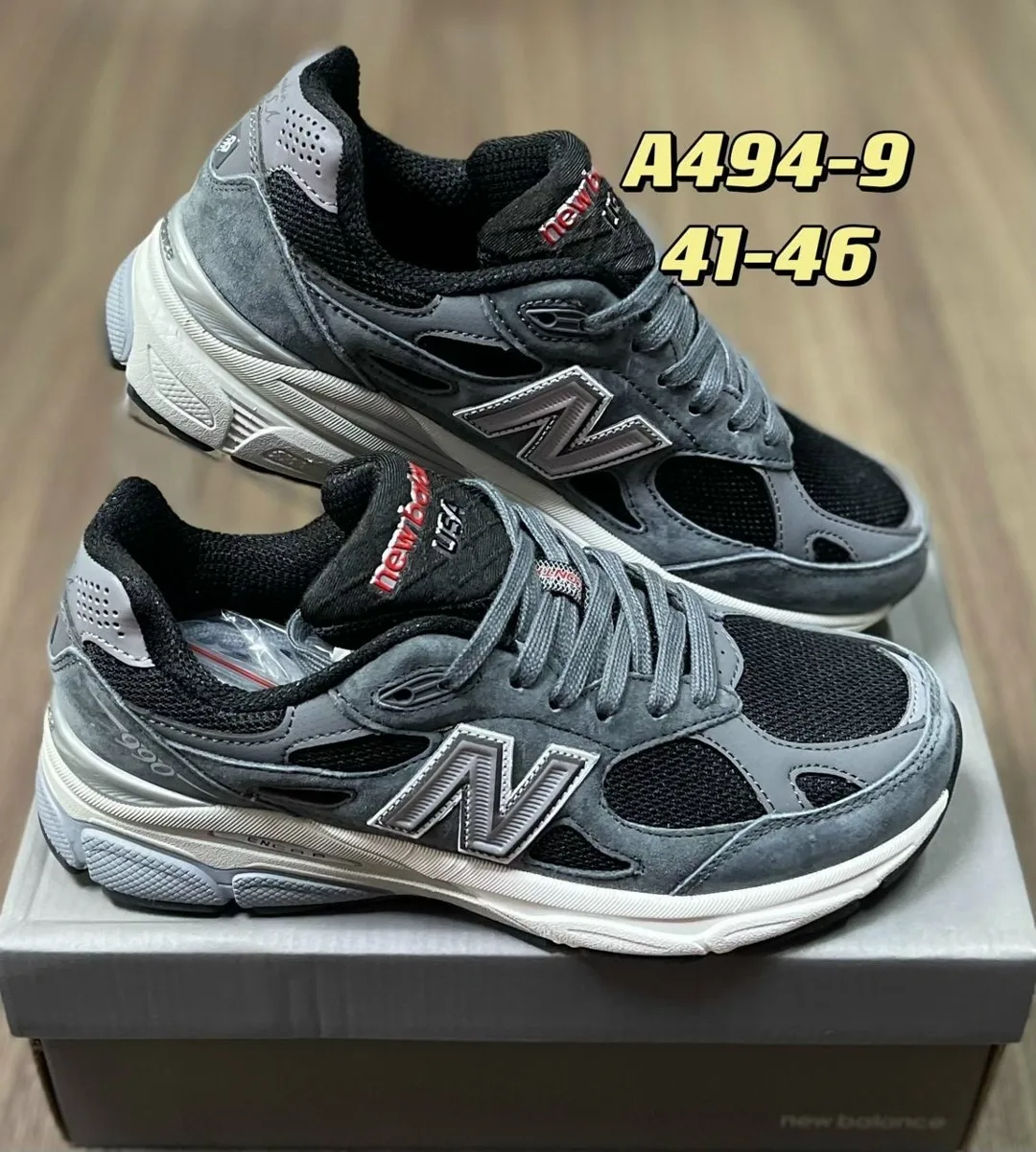 Кроссовки NEW Balance 990 V3 в оригинальной коробке — фото 5