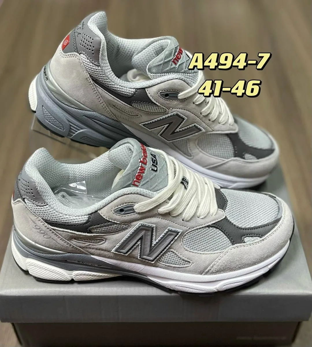 Кроссовки NEW Balance 990 V3 в оригинальной коробке — фото 6