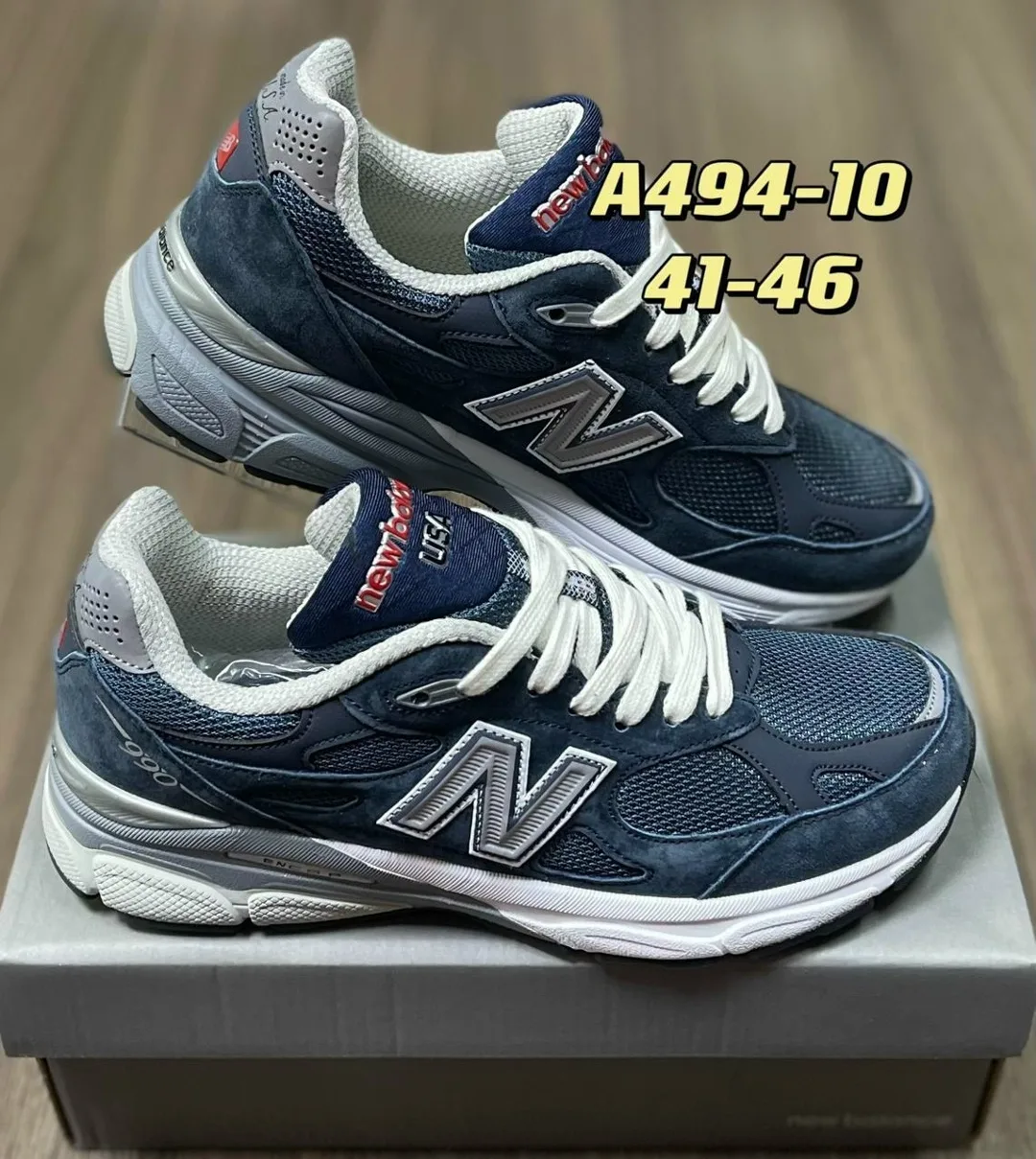 Кроссовки NEW Balance 990 V3 в оригинальной коробке — фото 7
