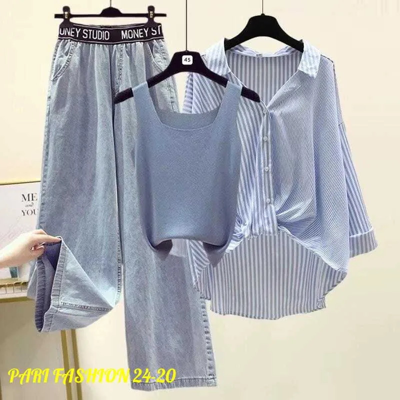 Тройка джинсы + хлопок/хлопок — фото 2