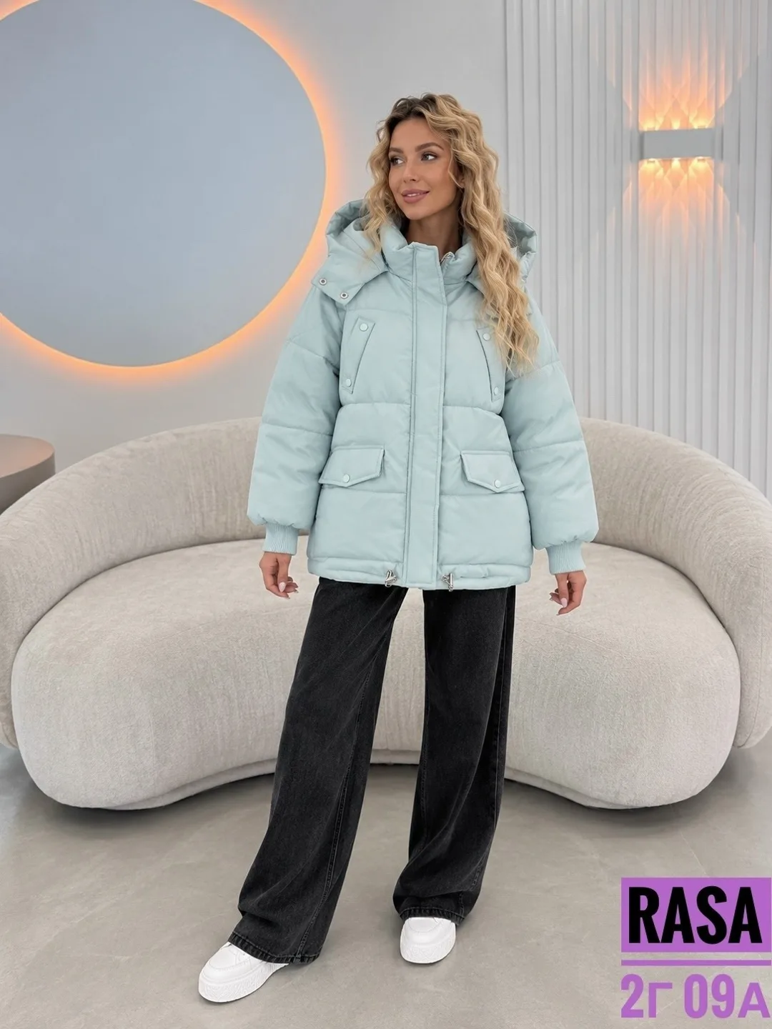 Женские куртки из холлофайбера — фото 15