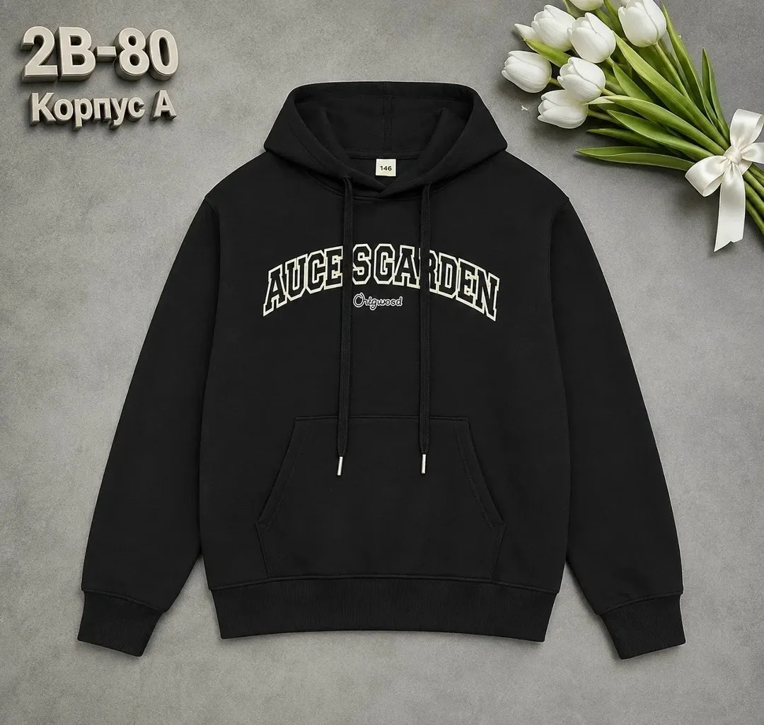 Новый толстовка без начесом — фото 2