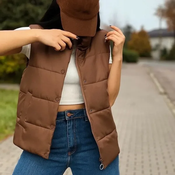 Жилетка из эко кожи на разные цвета — фото 1