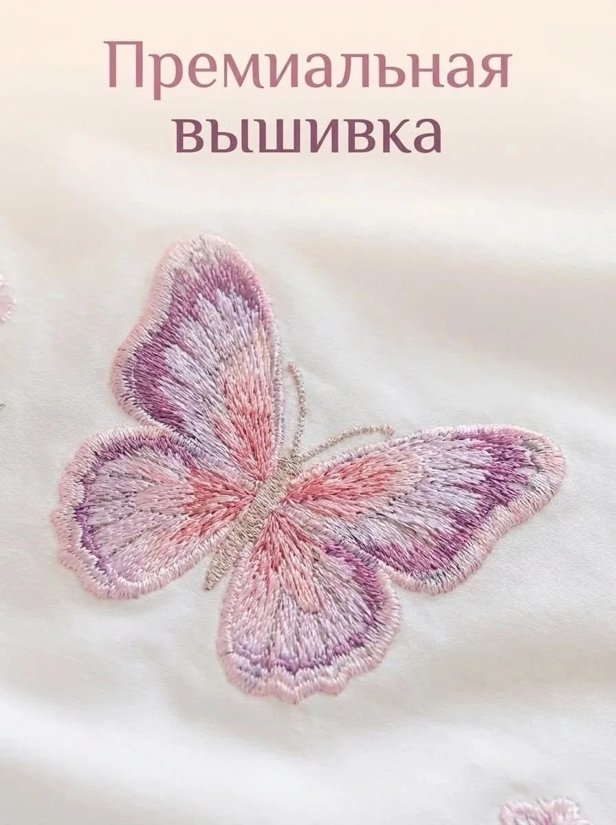 Комплект постельного белья, хлопок Белый — фото 7