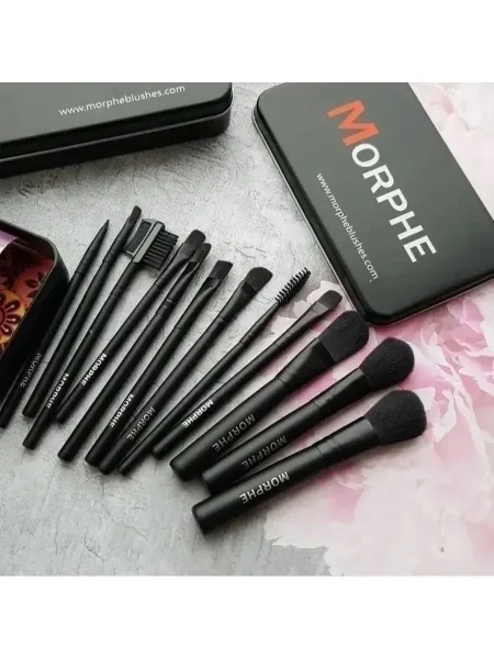 Набор кистей для макияжа Huda Beauty Синий — фото 4