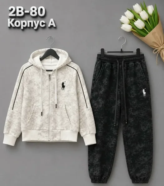 Костюм из флиса с начёсом, подходит для детей ростом 110–140 — фото 6