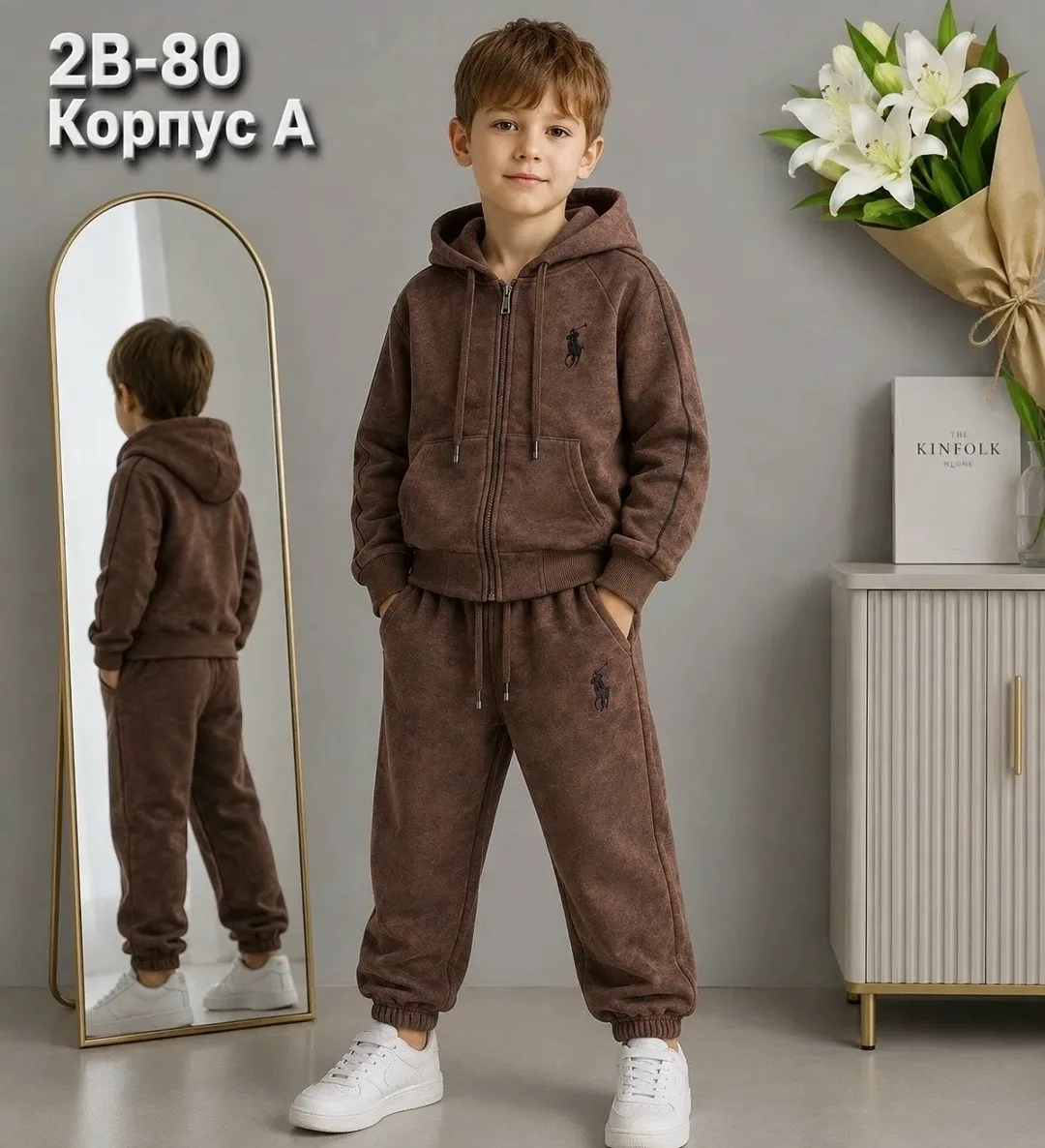 Костюм из флиса с начёсом, подходит для детей ростом 110–140 — фото 3