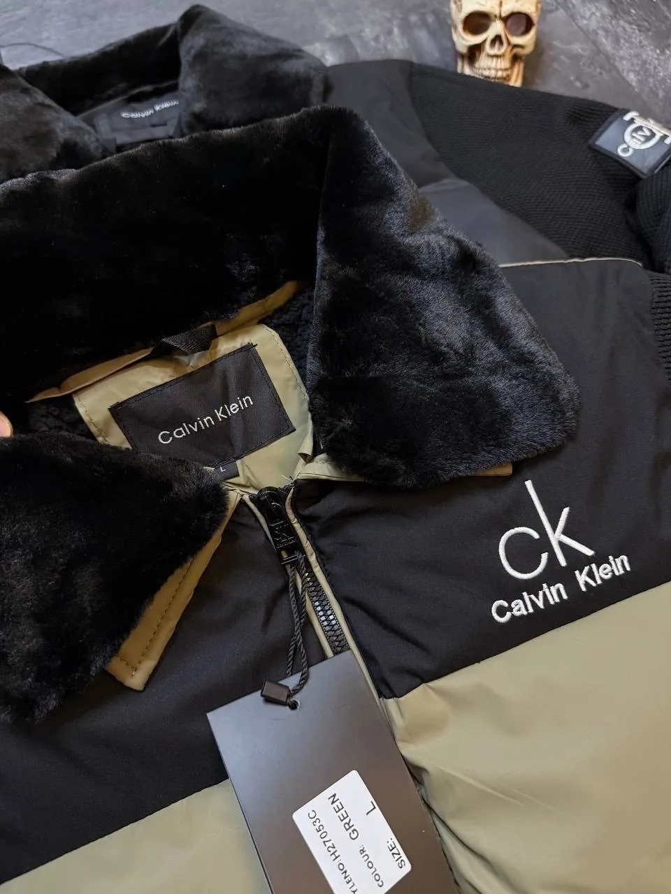 Куртка Calvin Klein кожа винил — фото 8