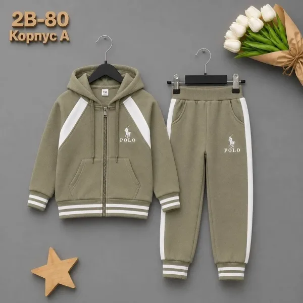 Костюм с начёсом, подходит для детей ростом — фото 10