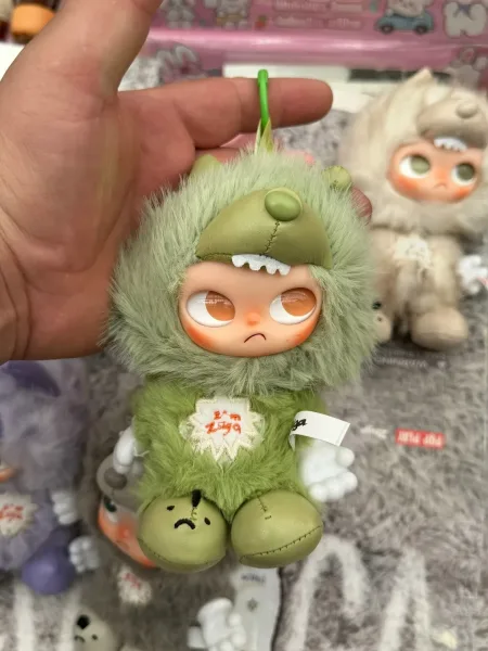 Брелок-игрушка из винила и плюша, редкий золотой цвет, скрытая версия бесстрашный — фото 6