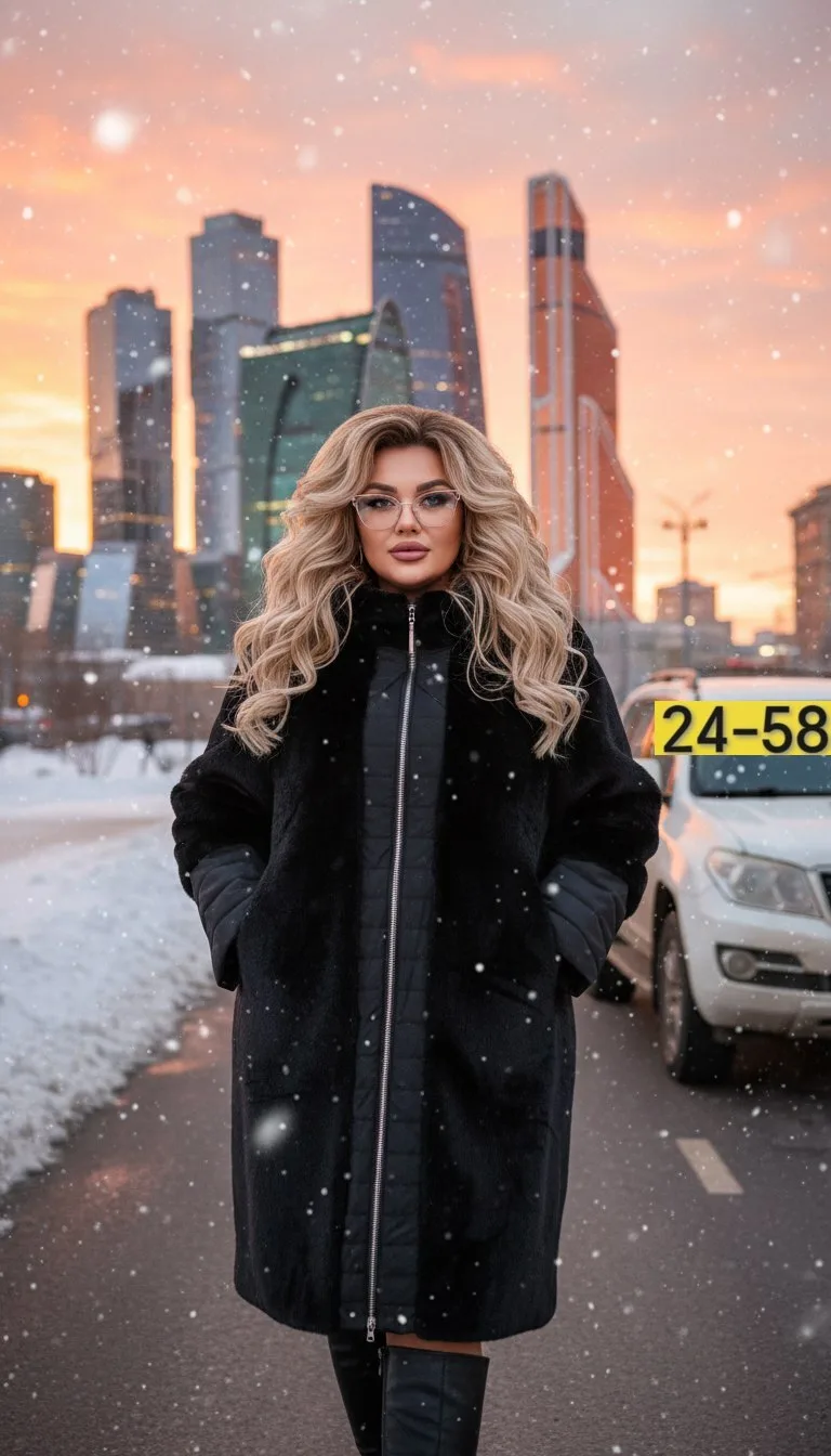 Шуба свободного кроя — фото 1