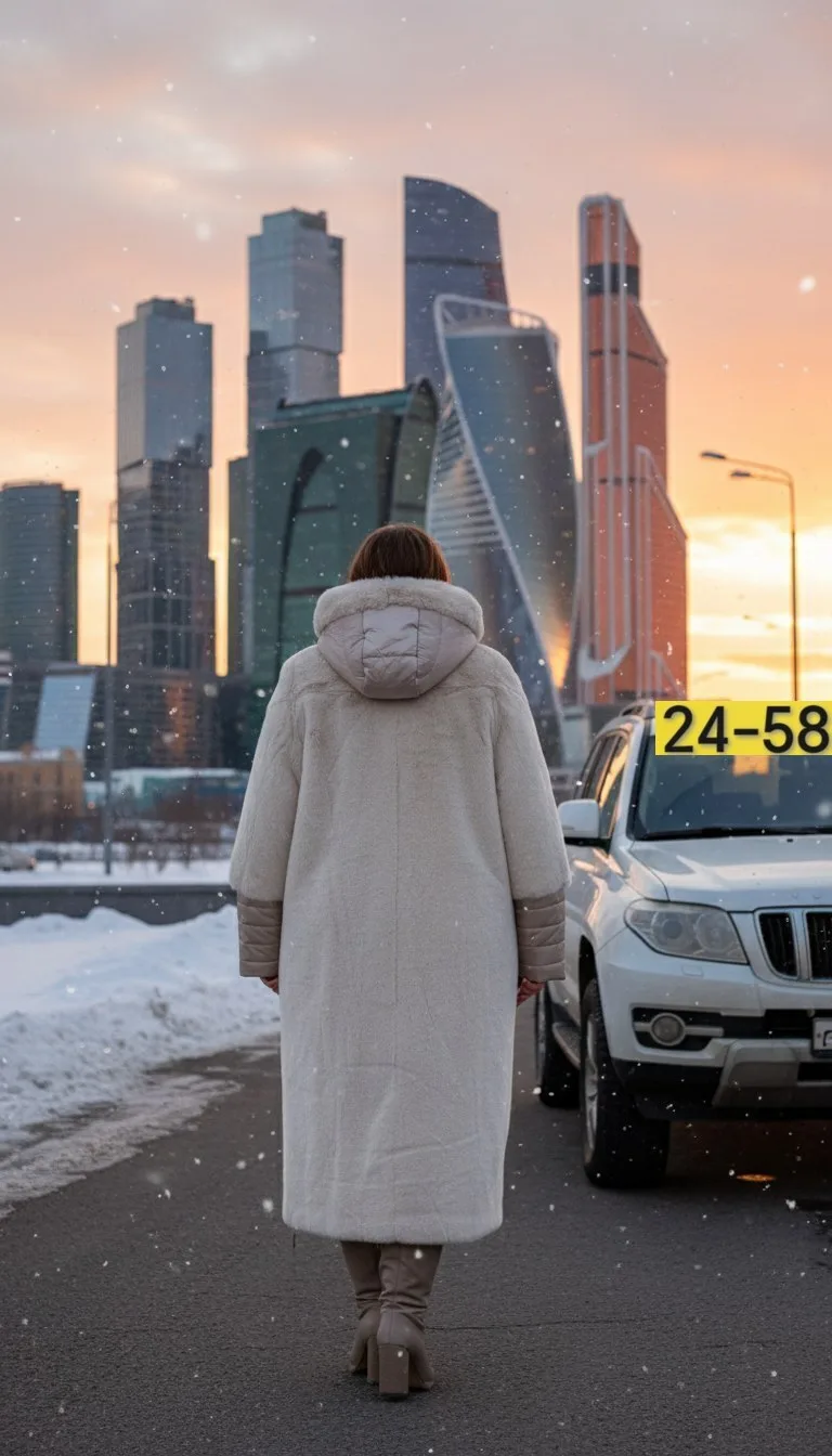 Шуба свободного кроя — фото 4