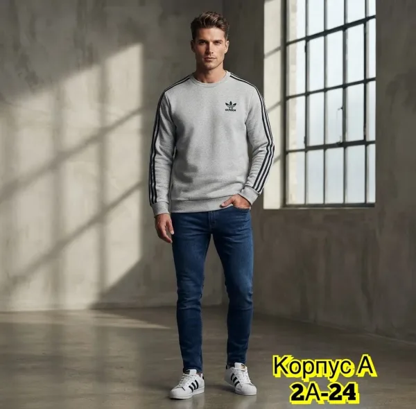 Мужская кофта из натурального хлопка — фото 56