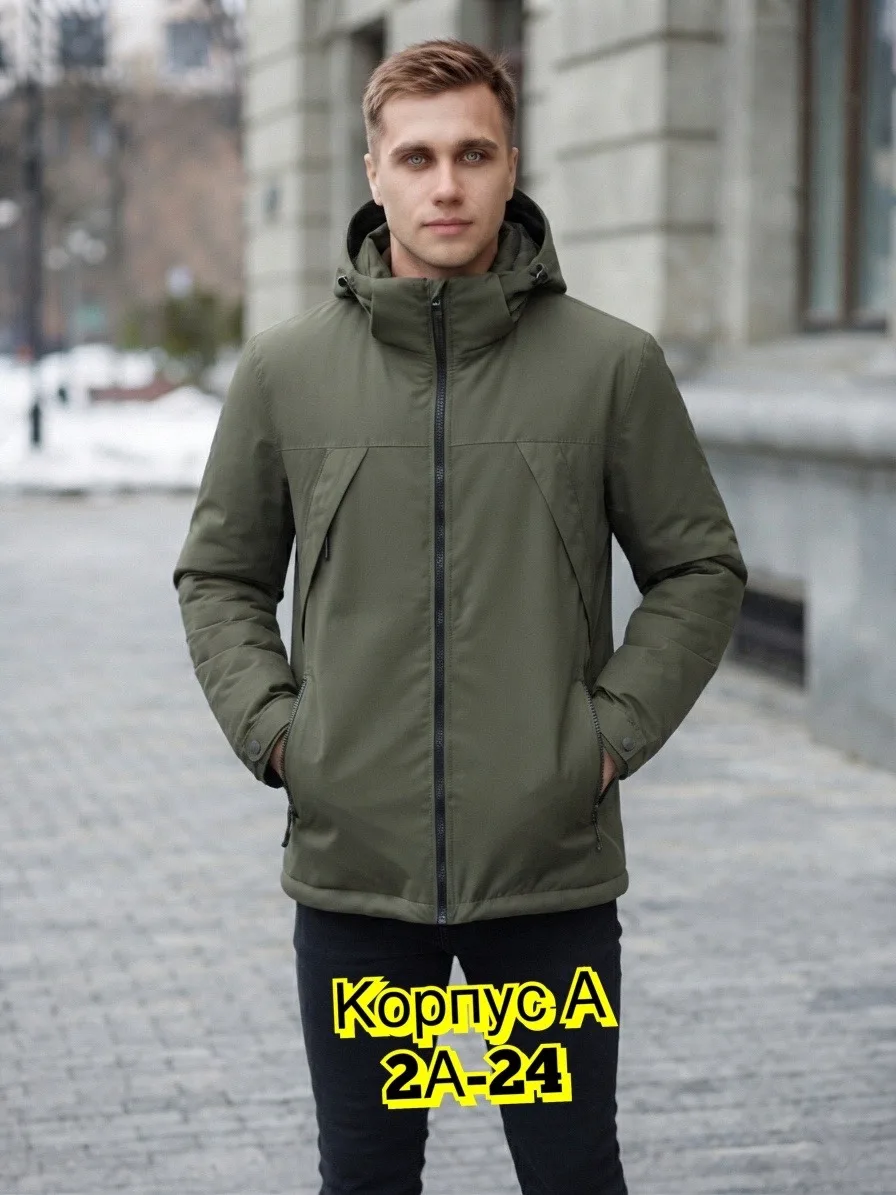Куртка для мужчин из холлофайбера — фото 4