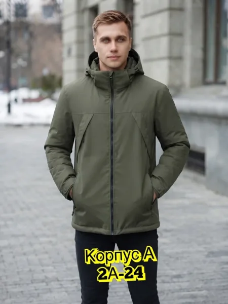 Куртка для мужчин из холлофайбера — фото 21