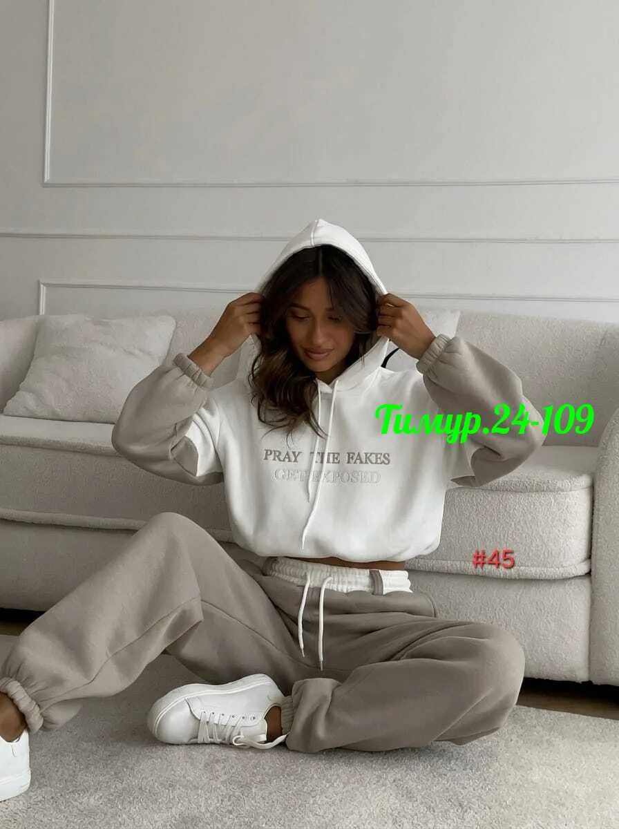 И уютный флисовый костюм двойка Хорошее флис — фото 3
