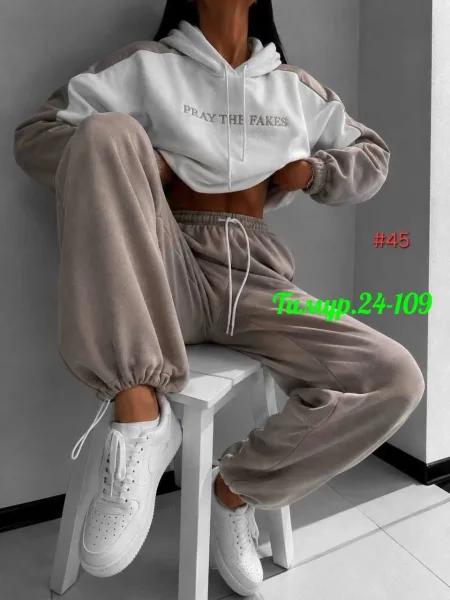 И уютный флисовый костюм двойка Хорошее флис — фото 7