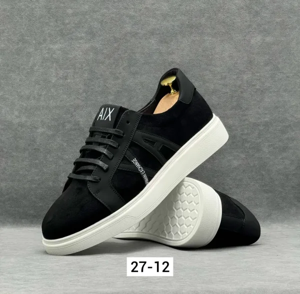 Мужские кеды из замши — фото 5