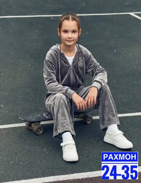 Костюм из велюра мягкий и приятный велюр — фото 7
