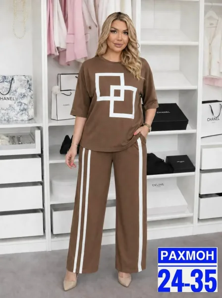 Костюм-двойка из двухниточного полотна двухниточный — фото 6