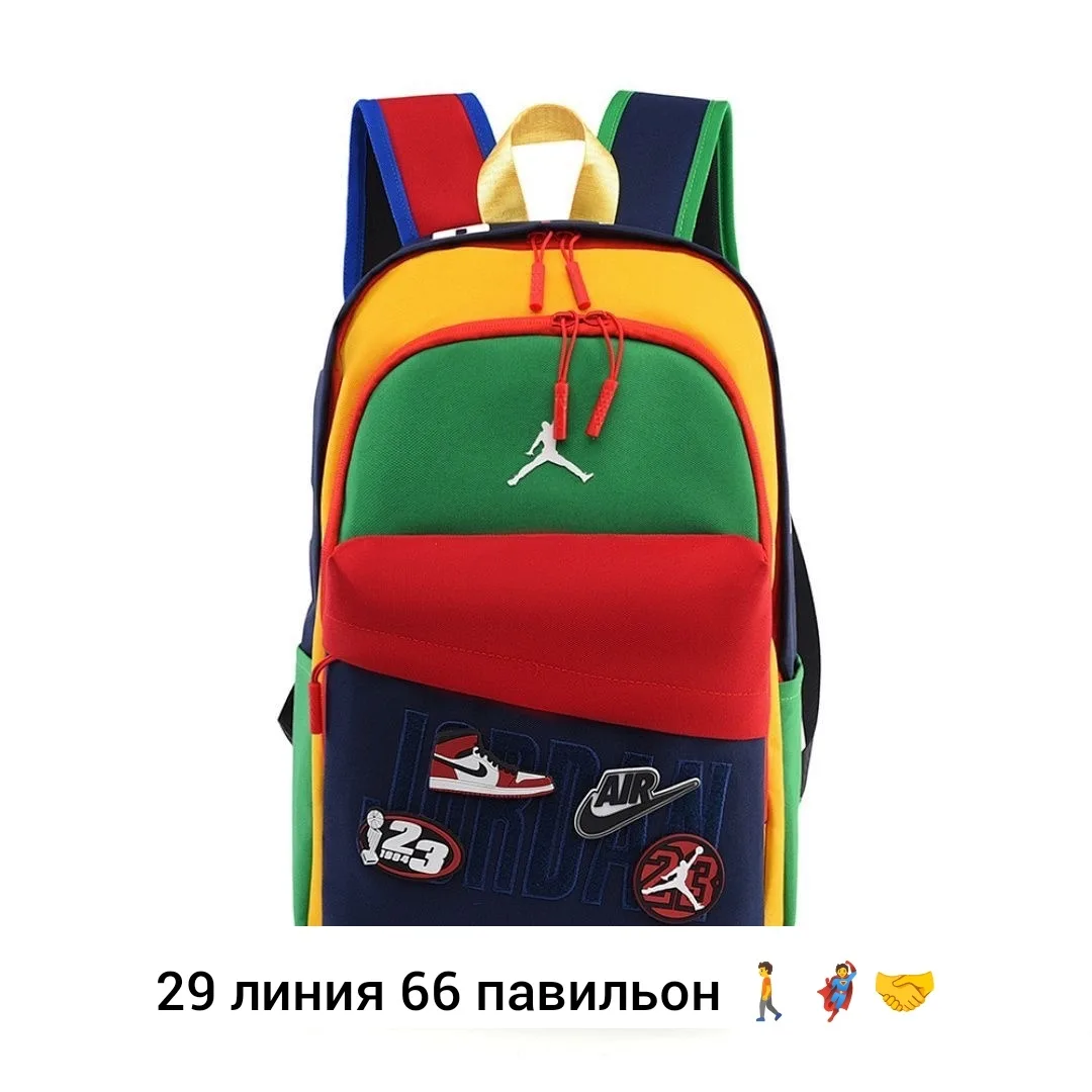 Прочный рюкзак из полиэстера подходит как для школьников — фото 7
