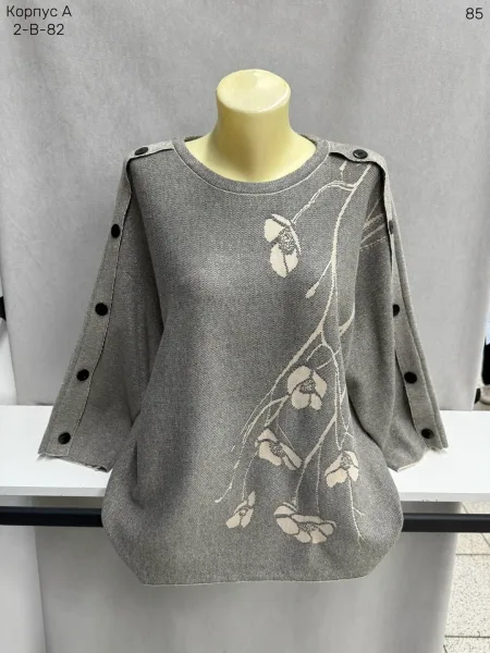 Свитер из смесового материала (65 хлопок 65 COTTON, 35 POLYESTER — фото 12
