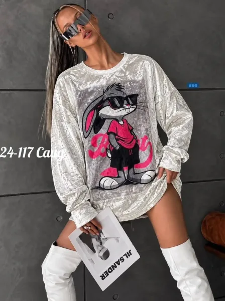 Тёплая кофта из качественного велюра — фото 4