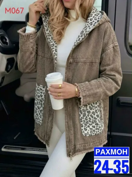 Джинсовка из ткани с эластичностью — фото 4