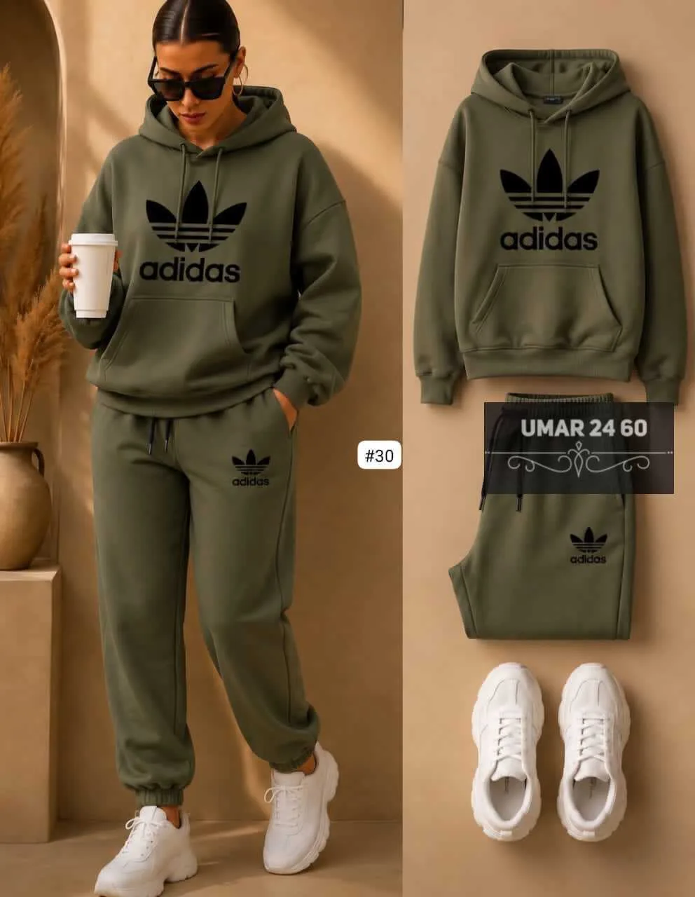 Женский спортивный костюм Adidas Original, флис Синий — фото 4
