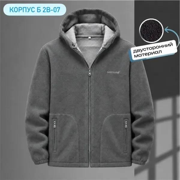 Мужская кофта из двухстороннего флиса — фото 3