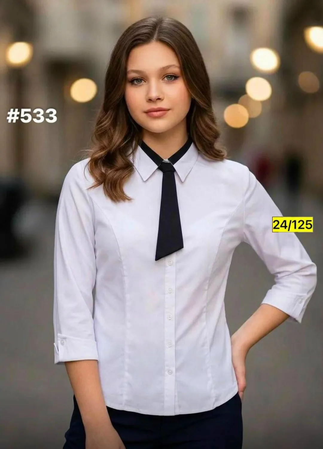 Рубашка детская из хлопка — фото 5