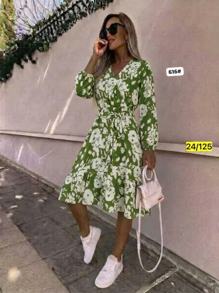 Платье из ткани Прадо — фото 4