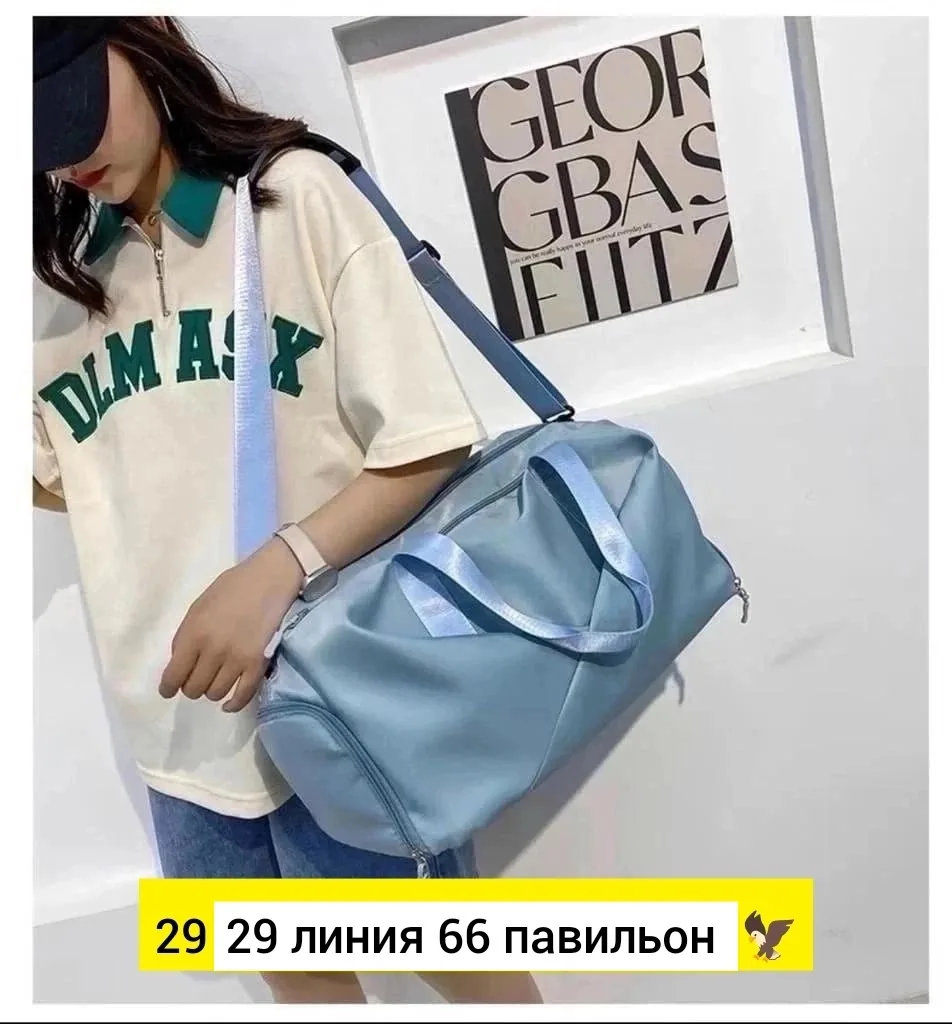 Спортивная сумка из текстиля с множеством карманов — фото 4