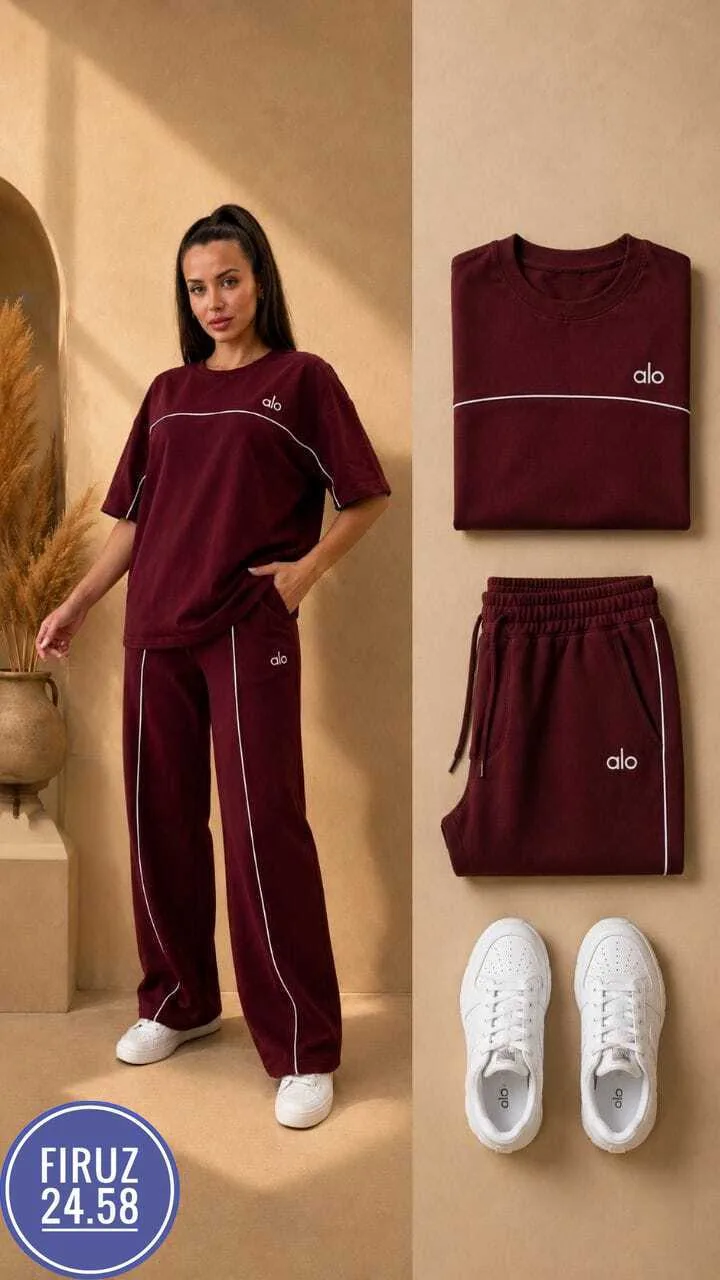 Спортивный костюм двойка в благородном цвета — фото 3