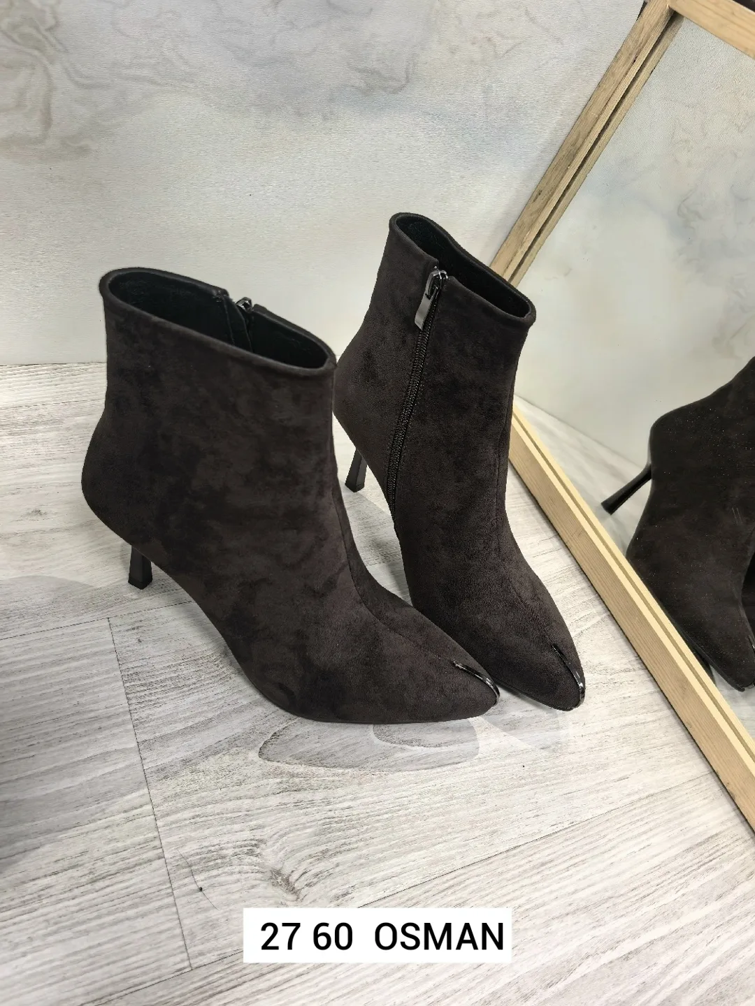 Ботинки из замши — фото 2
