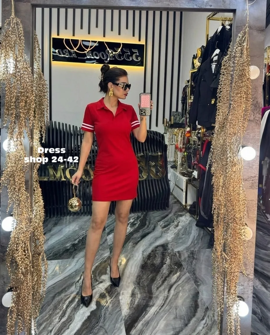 Платье трикотажное — фото 1