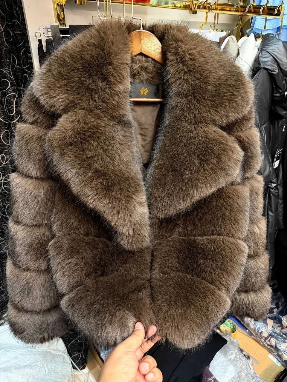 Укороченная шуба 1:1 к оригиналу — фото 6