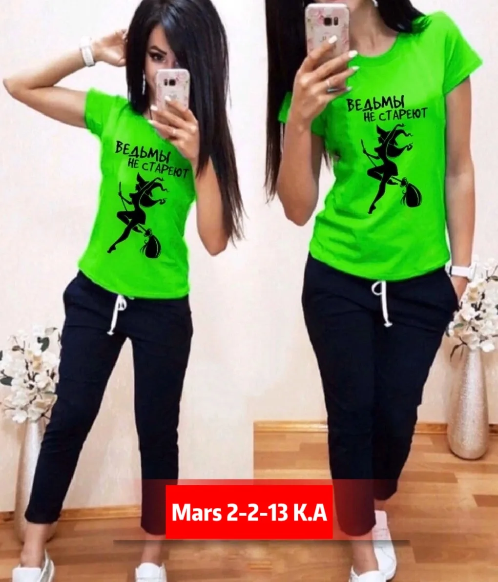 Костюм двойка из натурального хлопка — фото 5