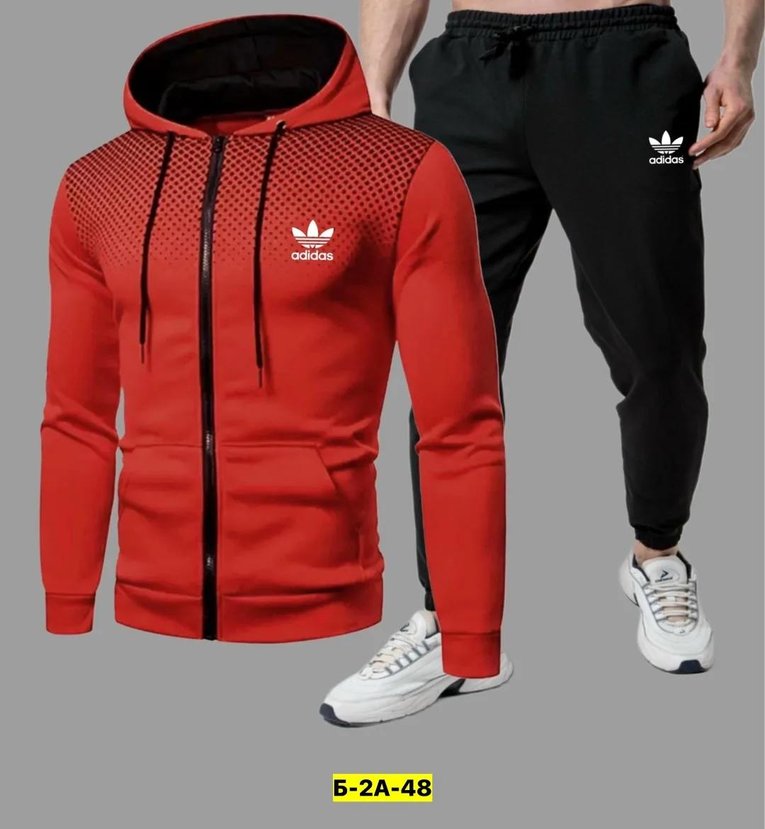Мужской костюм двойка из двунитки — фото 9