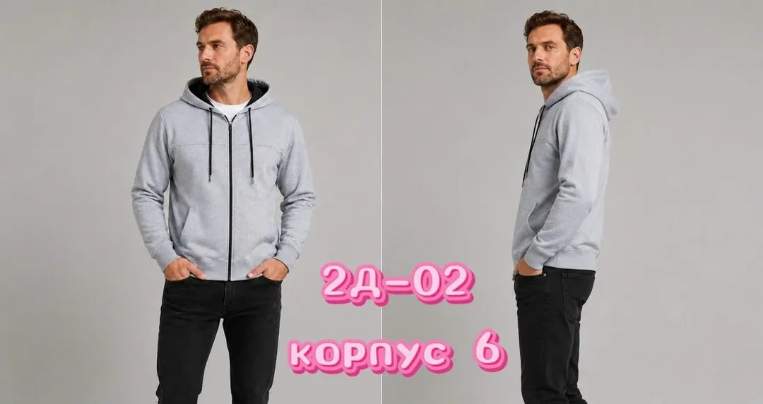 Толстовка из 100 хлопка — фото 3