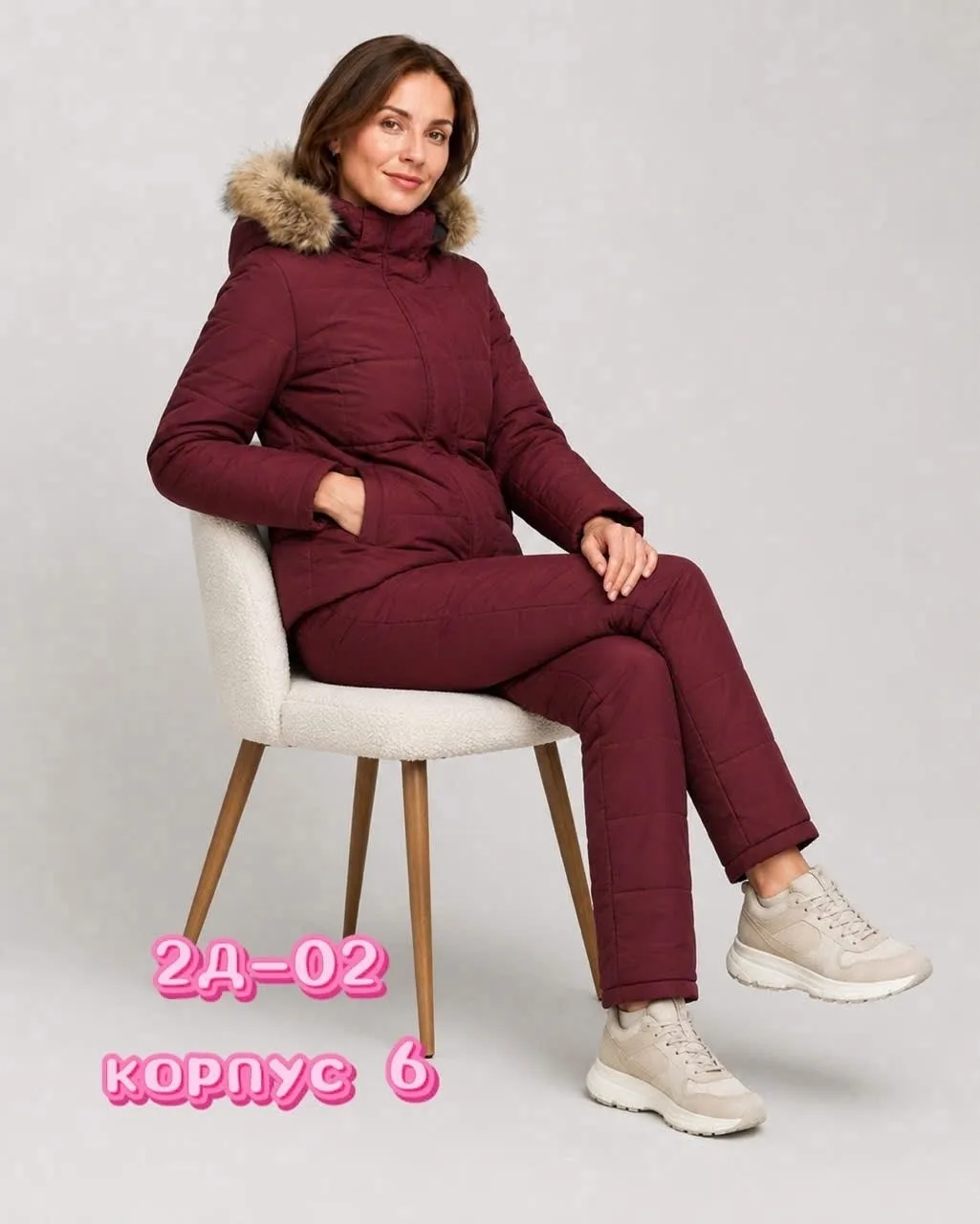 Костюм двойка из полиэстера — фото 4