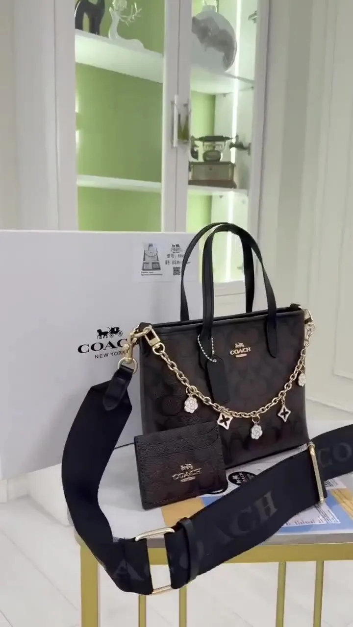 Набор сумок COACH из экокожи люкс — видео