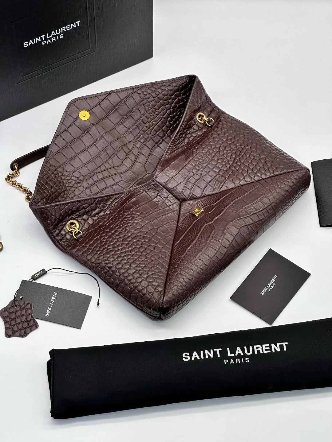 Женская сумка YSL, натуральная кожа — фото 8
