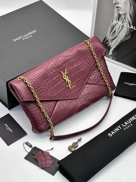 Женская сумка YSL, натуральная кожа — фото 3